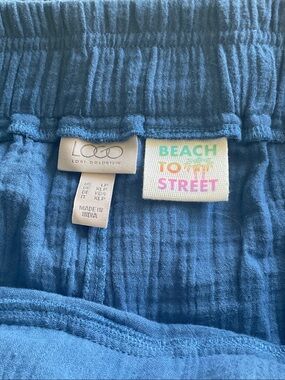 NWOT LOGO Beach to Street Gauze pants